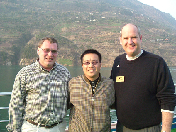 our national guide, Bruce Li and tour leaders of MARL group on the Victoria